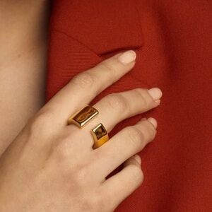 Vidda gold plated ring Spain modern art to wear size XL US 10